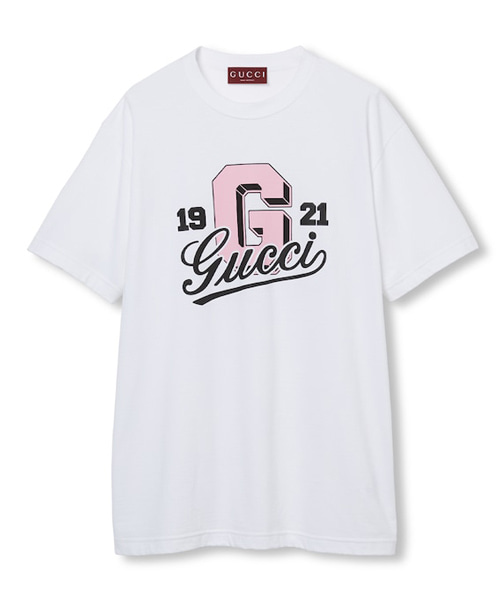 T-31098<br><b>GUCCI</b><br>로고 프린트 코튼 티셔츠</b><br>[매장가-90만원대]