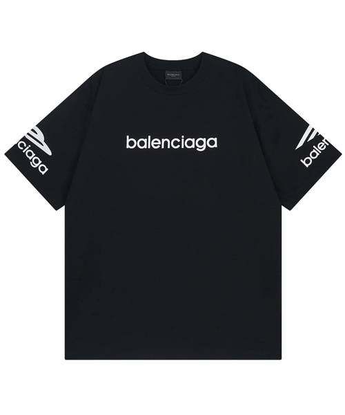 T-31248<br><b>BALENCIAGA</b><br>멀티로고 프린트 코튼 티셔츠</b><br>[매장가-100만원대]