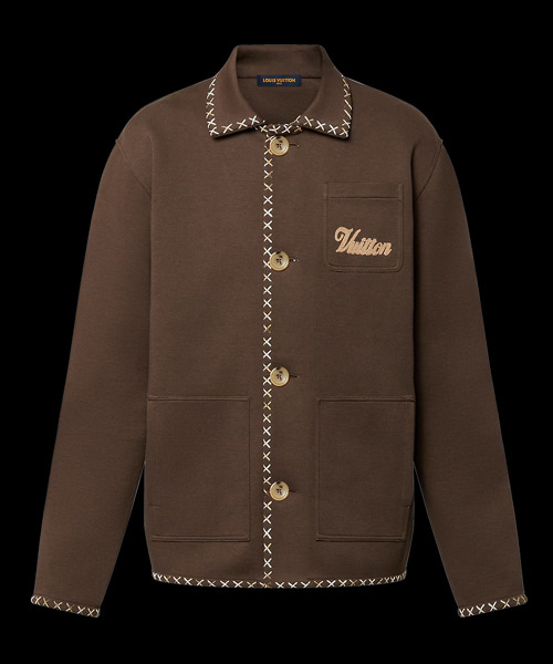 JK-24647<br><b>LOUIS VUITTON</b><br>엠브로이더드 코튼 워크웨어 재킷</b><br>[매장가-360만원대]