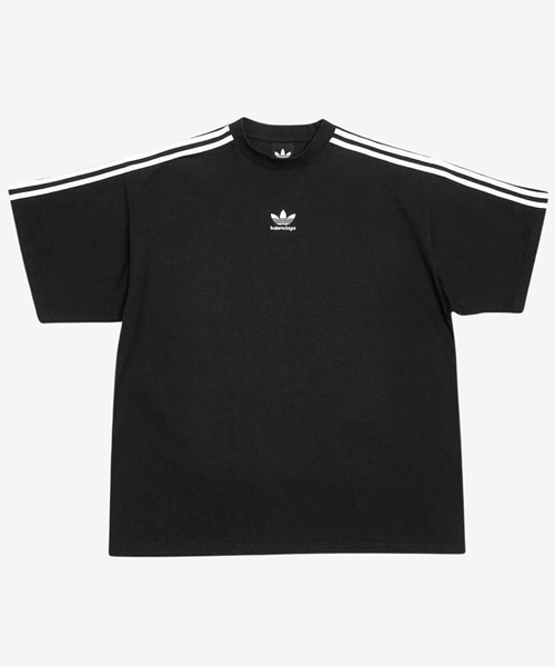 T-31239<br><b>BALENCIAGA x ADIDAS</b><br>로고 프린트 코튼 티셔츠</b><br>[매장가-110만원대]