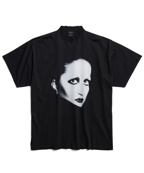 T-31189<br><b>BALENCIAGA</b><br>발렌시아가 뮤직 | 미나 시리즈 오버사이즈 티셔츠</b><br>[매장가-130만원대]