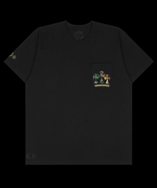 T-31269<br><b>CHROME HEARTS</b><br>카모플라쥬 홀스슈 로고 숏 슬리브 티셔츠</b><br>[매장가-150만원대]