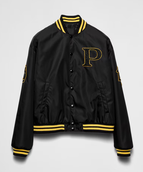 JK-24720<br><b>PRADA</b><br>패치 장식 리나일론 보머 재킷</b><br>[매장가-500만원대]
