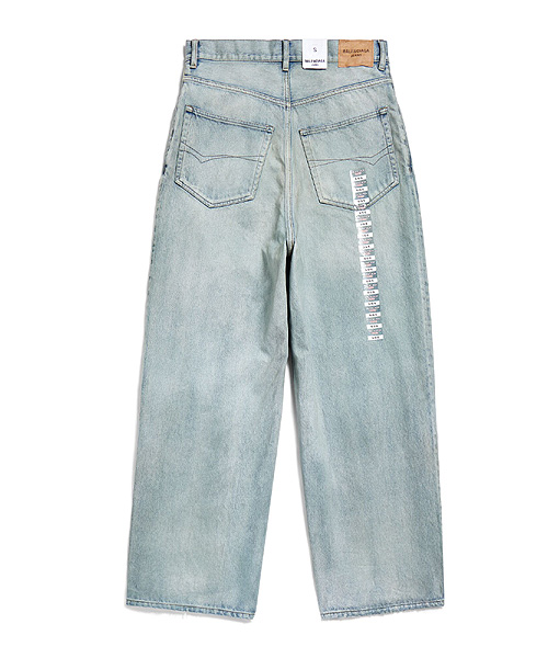 P-16261<br><b>BALENCIAGA</b><br>데님 사이즈 스티커 배기 팬츠</b><br>[매장가-200만원대]