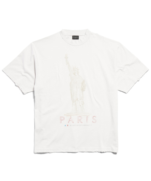 T-31143<br><b>BALENCIAGA</b><br>파리 리버티 미디엄 핏 티셔츠</b><br>[매장가-120만원대]
