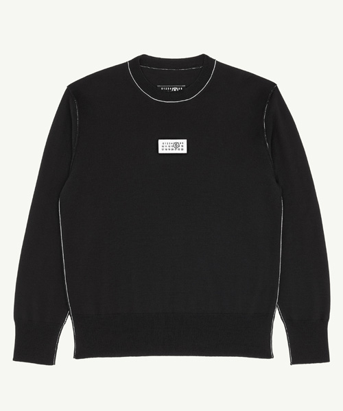 T-31299<br><b>MAISON MARGIELA</b><br>시그니처 넘버 패치 울 스웨터</b><br>[매장가-60만원대]