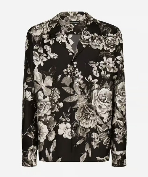 S-5612<br><b>DOLCE & GABBANA</b><br>실크 트윌 플로랄 셔츠</b><br>[매장가-280만원대]
