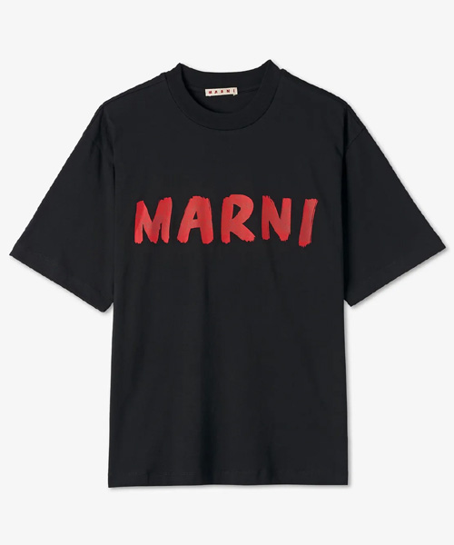 T-31103<br><b>MARNI</b><br>로고 프린트 코튼 티셔츠</b><br>[매장가-60만원대]