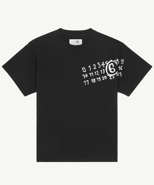 T-31231<br><b>MAISON MARGIELA</b><br>넘버 프린트 코튼 티셔츠</b><br>[매장가-50만원대]