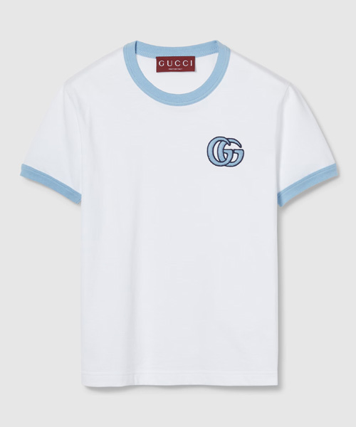 T-31175<br><b>GUCCI</b><br>자수 코튼 저지 티셔츠</b><br>[매장가-80만원대]