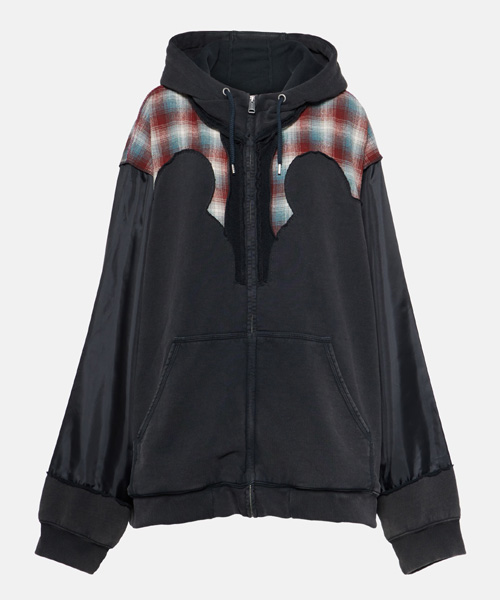 JK-24649<br><b>MAISON MARGIELA</b><br>컬러 블로킹 코튼 후디 자켓</b><br>[매장가-300만원대]