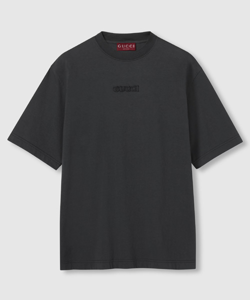 T-31163<br><b>GUCCI</b><br>자수 코튼 저지 티셔츠</b><br>[매장가-90만원대]