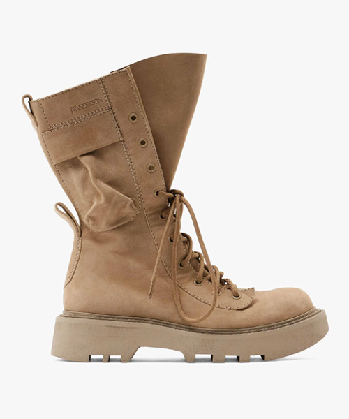 A-43521<br><b>JW ANDERSON</b><br>콤배트 가죽 부츠</b><br>[매장가-160만원대]