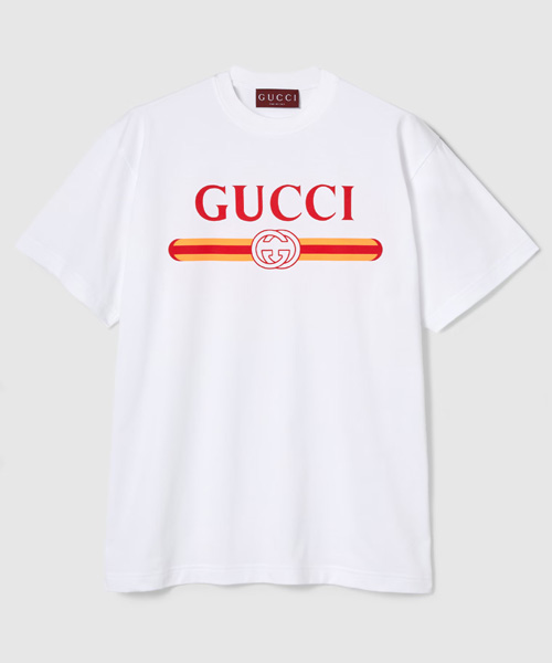T-31384<br><b>GUCCI</b><br>GG 프린트 코튼 저지 티셔츠</b><br>[매장가-60만원대]