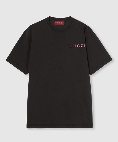 T-31363<br><b>GUCCI</b><br>로고 프린트 코튼 저지 티셔츠</b><br>[매장가-70만원대]