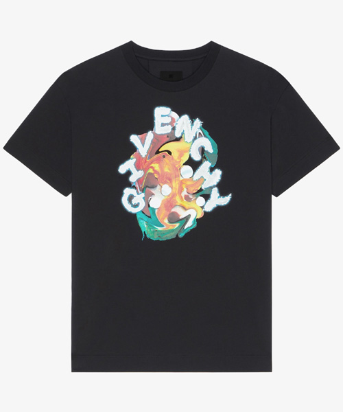 T-31390<br><b>GIVENCHY</b><br>그래픽 프린트 코튼 티셔츠</b><br>[매장가-80만원대]