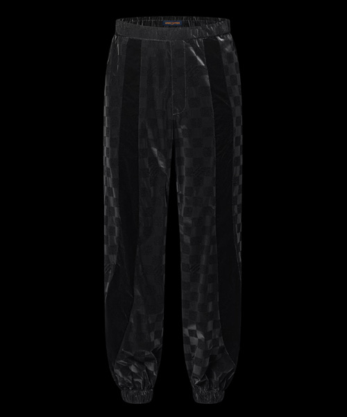 P-16312<br><b>LOUIS VUITTON</b><br>플록드 다미에 테크니컬 트랙 팬츠</b><br>[매장가-320만원대]