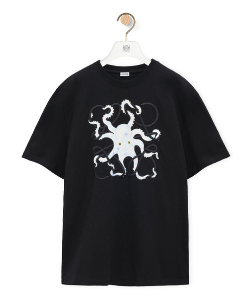 T-31414<br><b>LOEWE</b><br>OCTOPUS 디지털 프린트 코튼 티셔츠</b><br>[매장가-90만원대]