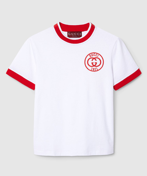 T-31326<br><b>GUCCI</b><br>엠브로이드 코튼 저지 티셔츠</b><br>[매장가-90만원대]