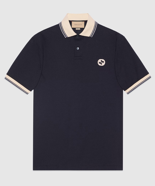T-31331<br><b>GUCCI</b><br>인터로킹 GG 코튼 폴로셔츠</b><br>[매장가-80만원대]