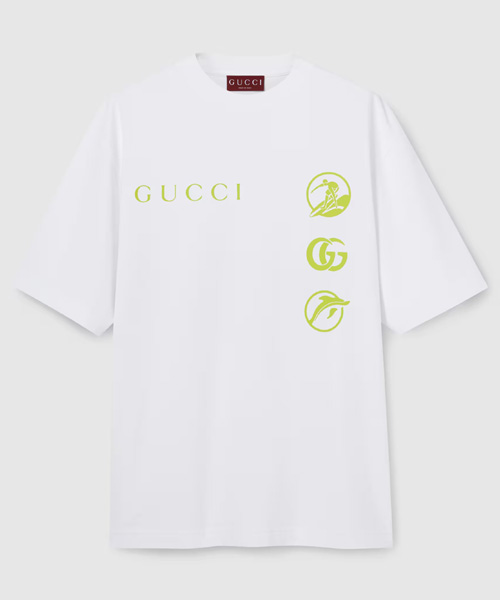 T-31328<br><b>GUCCI</b><br>스케이트 프린트 코튼 저지 티셔츠</b><br>[매장가-90만원대]