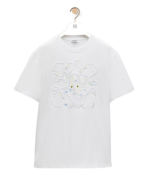 T-31413<br><b>LOEWE</b><br>OCTOPUS 디지털 프린트 코튼 티셔츠</b><br>[매장가-90만원대]