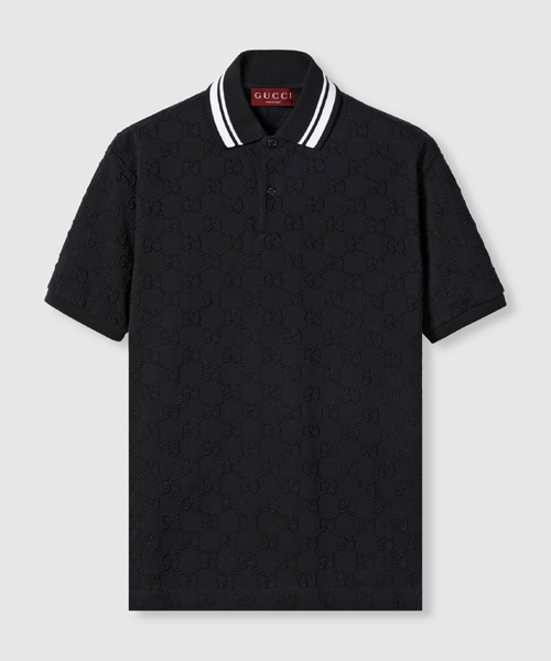 T-31314<br><b>GUCCI</b><br>GG 코튼 피케 자카드 폴로 셔츠</b><br>[매장가-150만원대]