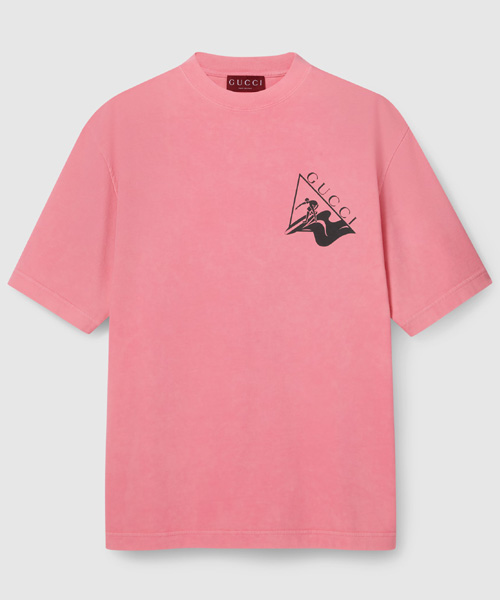 T-31327<br><b>GUCCI</b><br>스케이트 프린트 코튼 저지 티셔츠</b><br>[매장가-90만원대]