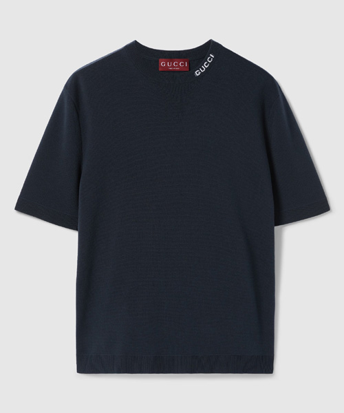 T-31392<br><b>GUCCI</b><br>인타르시아 로고 자수 폴로 스웨터</b><br>[매장가-150만원대]