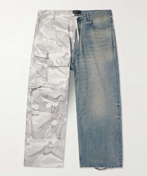 P-16275<br><b>BALENCIAGA</b><br>카모플라쥬 하이브리드 데님 워싱 팬츠</b><br>[매장가-380만원대]