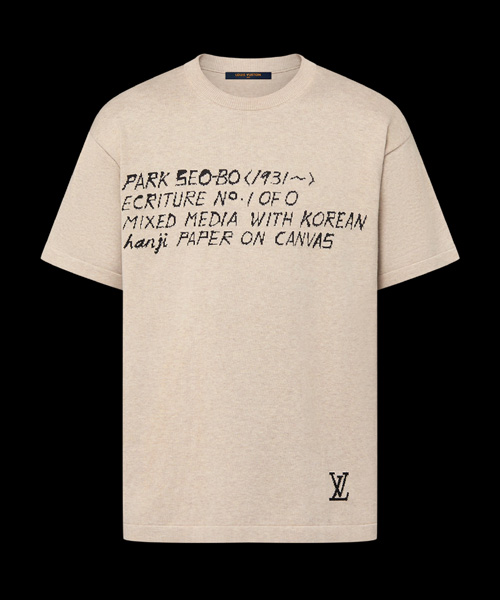 T-31382<br><b>LOUIS VUITTON</b><br>LV x 박서보 숏 슬리브 코튼 크루넥</b><br>[매장가-150만원대]