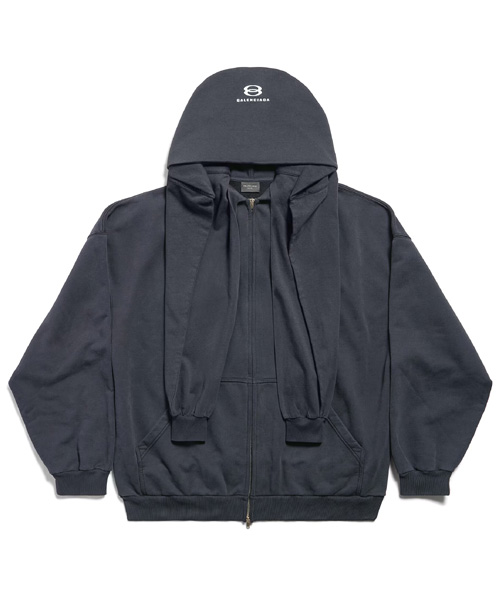 JK-24782<br><b>BALENCIAGA</b><br>유니티 스포츠 아이콘 인코그니토 박시 후드 집업</b><br>[매장가-400만원대]