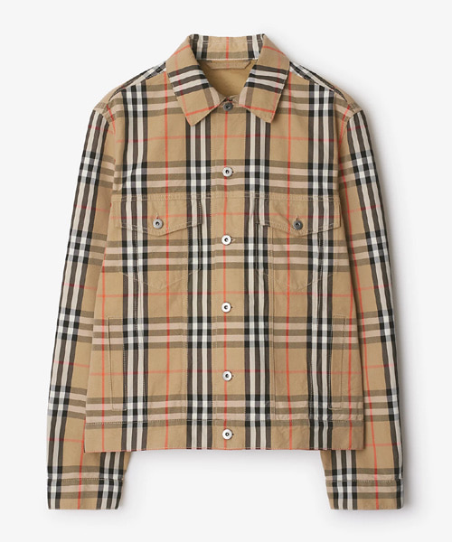 JK-24798<br><b>BURBERRY</b><br>체크 코튼 재킷</b><br>[매장가-270만원대]