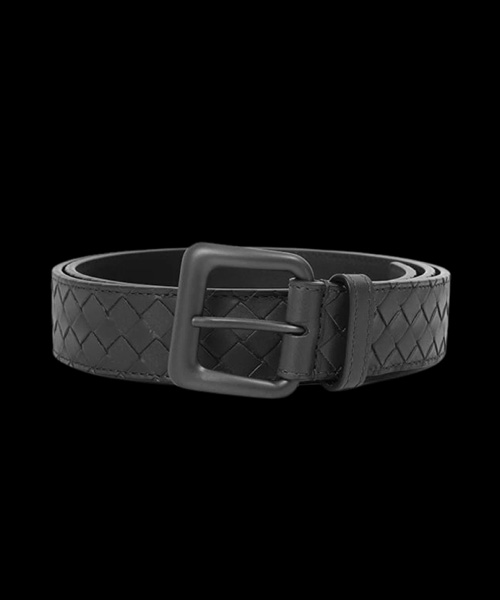 A-43632<br><b>BOTTEGA VENETA</b><br>인트레치아토 레더 벨트</b><br>[매장가-50만원대]