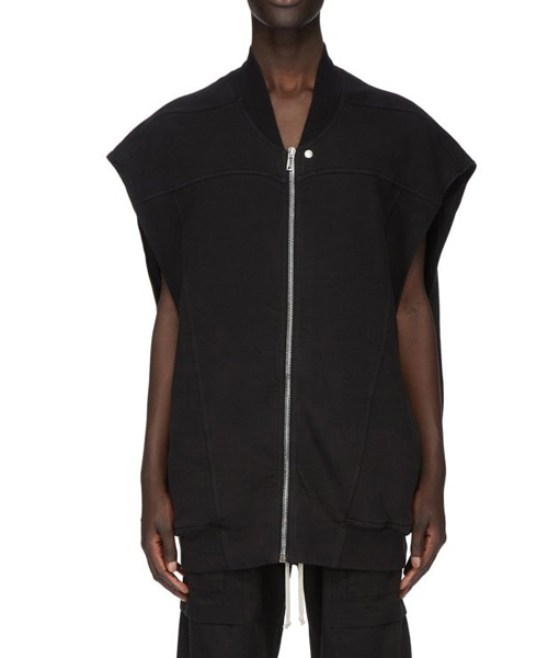 S-5639<br><b>RICK OWENS</b><br>절개 패턴 오버사이즈 집업 베스트</b><br>[매장가-100만원대]