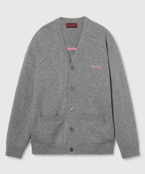 JK-24824<br><b>GUCCI</b><br>인타르시아 울 캐시미어 가디건</b><br>[매장가-340만원대]
