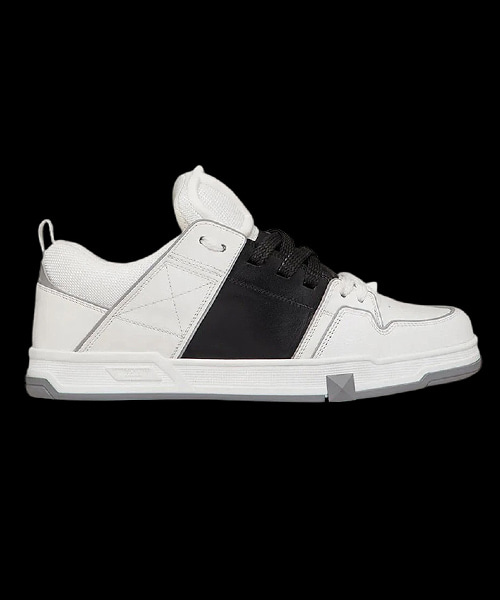 A-43587<br><b>VALENTINO</b><br>오픈 스케이트 카프스킨 & 패브릭 스니커즈</b><br>[매장가-110만원대]