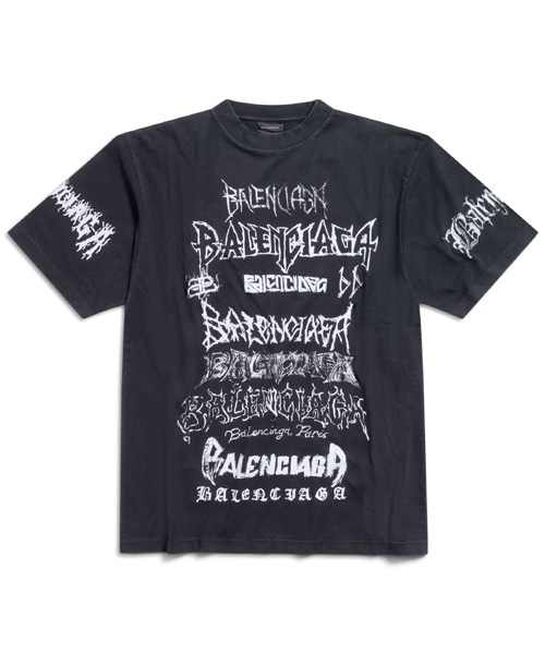 T-31443<br><b>BALENCIAGA</b><br>DIY 메탈 코튼 티셔츠</b><br>[매장가-100만원대]