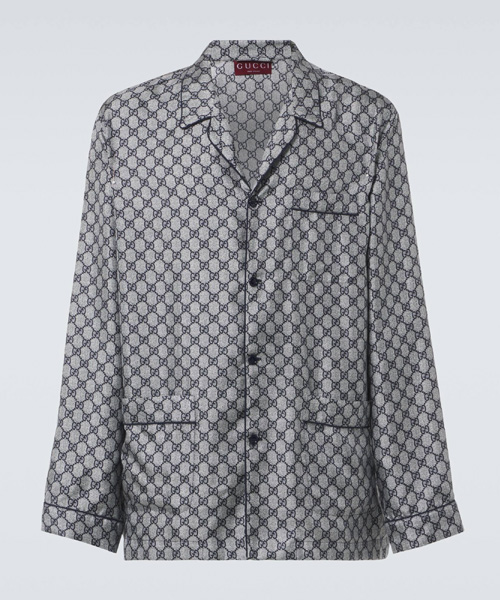 S-5646<br><b>GUCCI</b><br>GG 실크 셔츠</b><br>[매장가-300만원대]