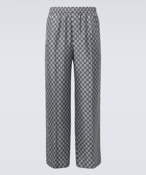 P-16333<br><b>GUCCI</b><br>GG 실크 트윌 팬츠</b><br>[매장가-260만원대]