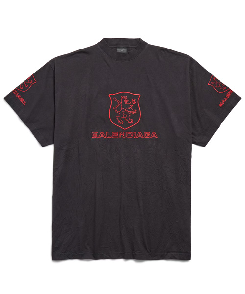 T-31487<br><b>BALENCIAGA</b><br>라이언 클럽 코튼 티셔츠</b><br>[매장가-100만원대]