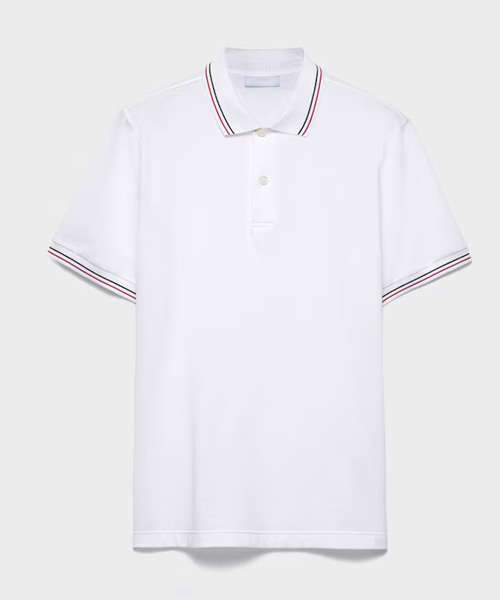 T-31499<br><b>PRADA</b><br>숏 슬리브 피케 폴로셔츠</b><br>[매장가-100만원대]