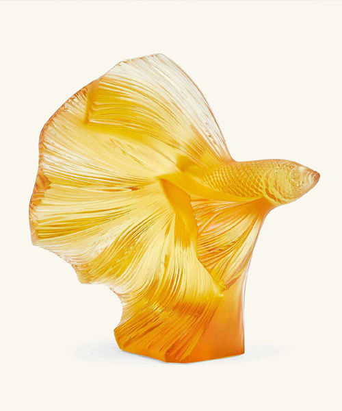 A-43717<br><b>LALIQUE</b><br>파이팅 피쉬 조각품</b><br>[매장가-640만원대]