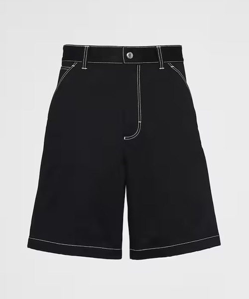 P-16337<br><b>PRADA</b><br>스트레치 코튼 버뮤다 쇼츠</b><br>[매장가-150만원대]