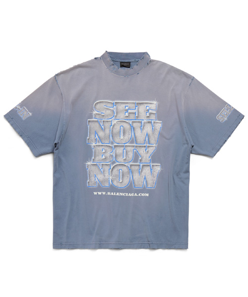 T-31511<br><b>BALENCIAGA</b><br>SNBN 코튼 티셔츠</b><br>[매장가-130만원대]