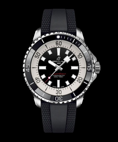 A-43808<br><b>BREITLING</b><br>슈퍼오션 오토매틱 44 mm</b><br>[매장가-780만원대]
