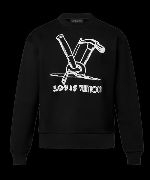 T-31534<br><b>LOUIS VUITTON</b><br>엠브로이더드 코튼 스웨트셔츠</b><br>[매장가-150만원대]