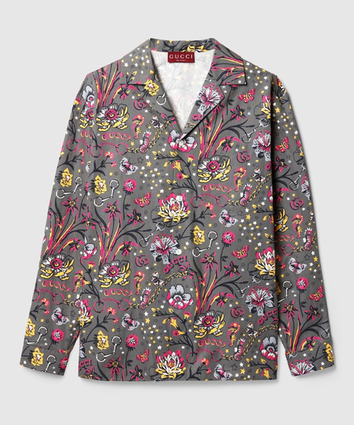 S-5681<br><b>GUCCI</b><br>플로랄 펑크 프린트 셔츠</b><br>[매장가-330만원대]