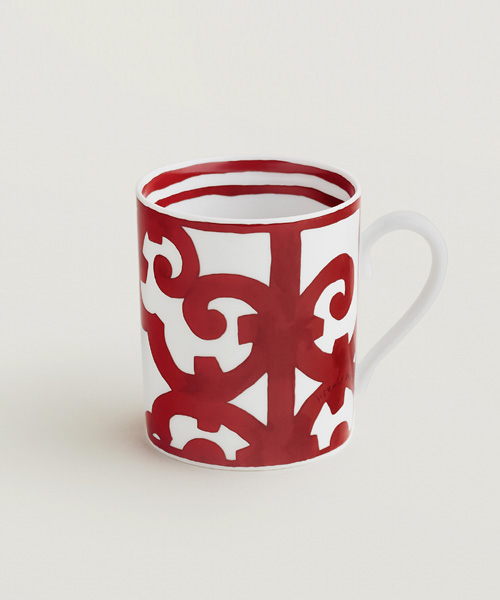 A-43878<br><b>HERMES</b><br>GUADALQUIVIR BALCONY 머그컵</b><br>[매장가-20만원대]