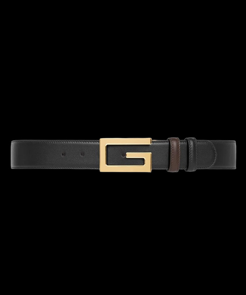 A-43841<br><b>GUCCI</b><br>리버시블 스퀘어 G 버클 3.5cm 벨트</b><br>[매장가-70만원대]
